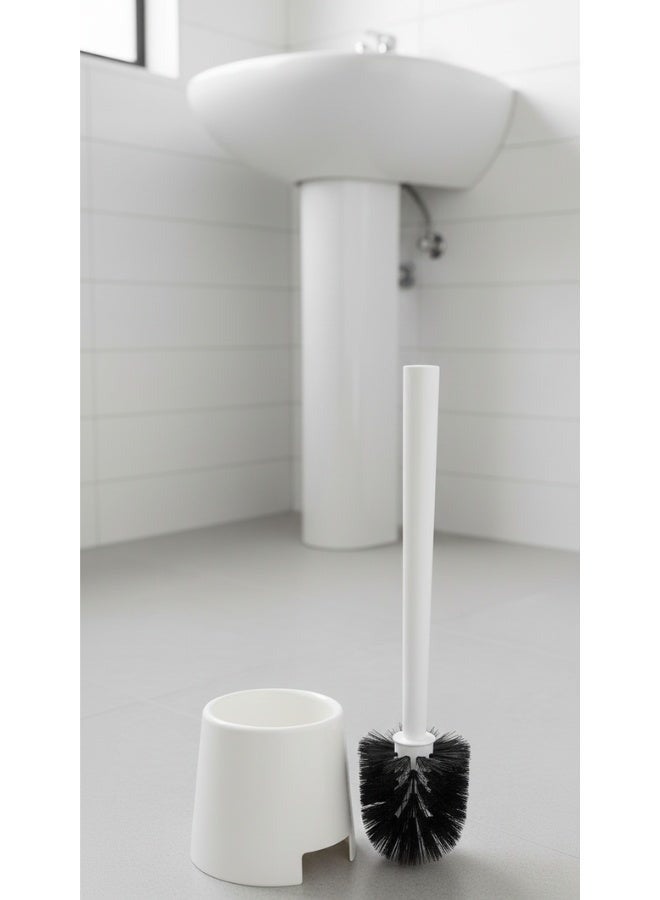 أيكيا طقم فرشاة مرحاض أنيق مع حامل - أداة تنظيف حمام عصرية، متينة وسهلة التخزين - Image 2